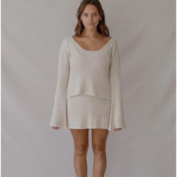 Paloma Knit set in Cloud Cream - Picture 6 of 7